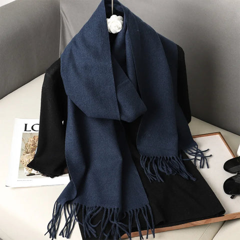 Soft Solid Winter Scarf