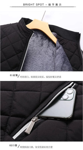 Quilted Bomber Jacket