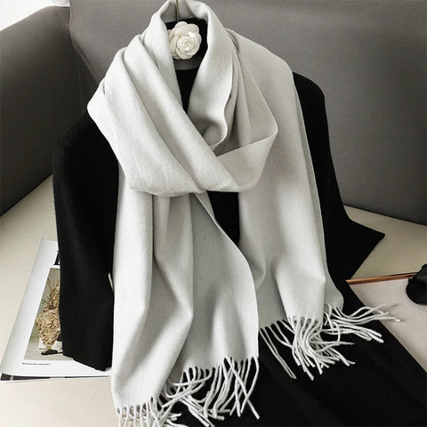 Soft Solid Winter Scarf