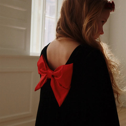 Girls' Velvet Holiday Party Dress