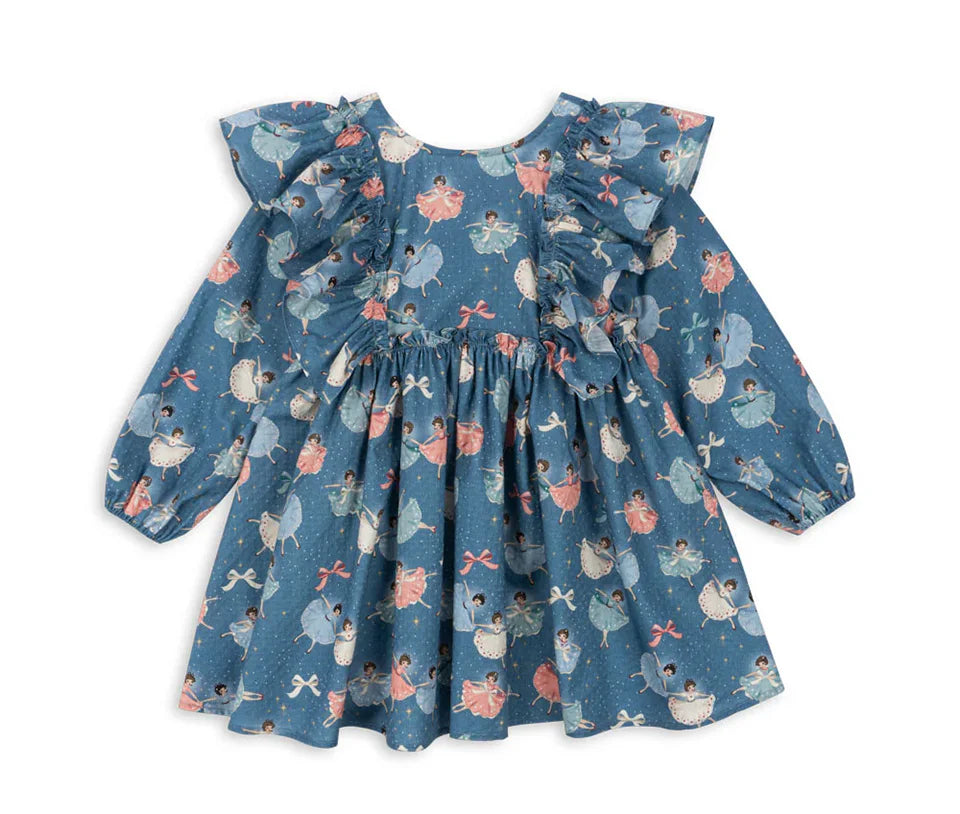 Girls' Velvet Holiday Party Dress