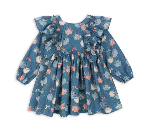Girls' Velvet Holiday Party Dress