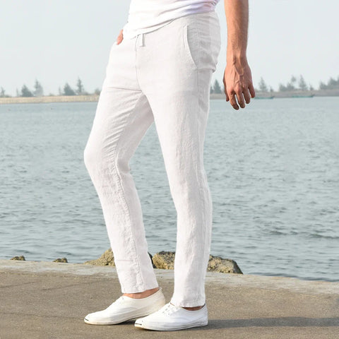 Cotton Linen Casual Pants