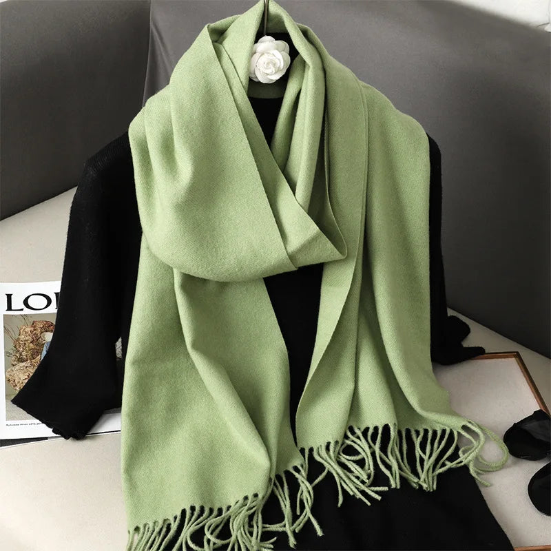 Soft Solid Winter Scarf