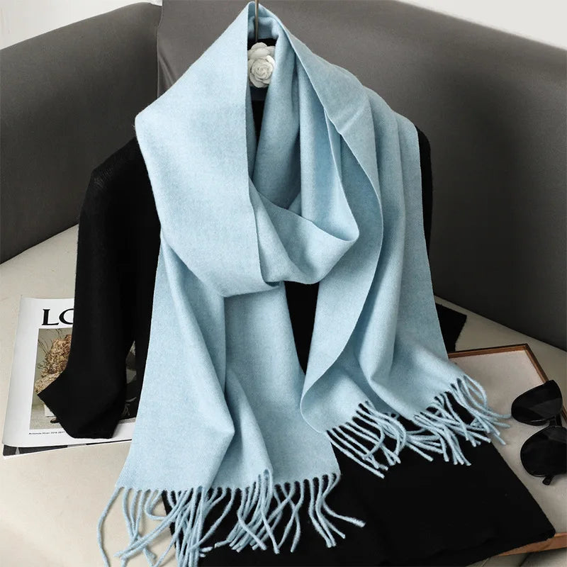 Soft Solid Winter Scarf
