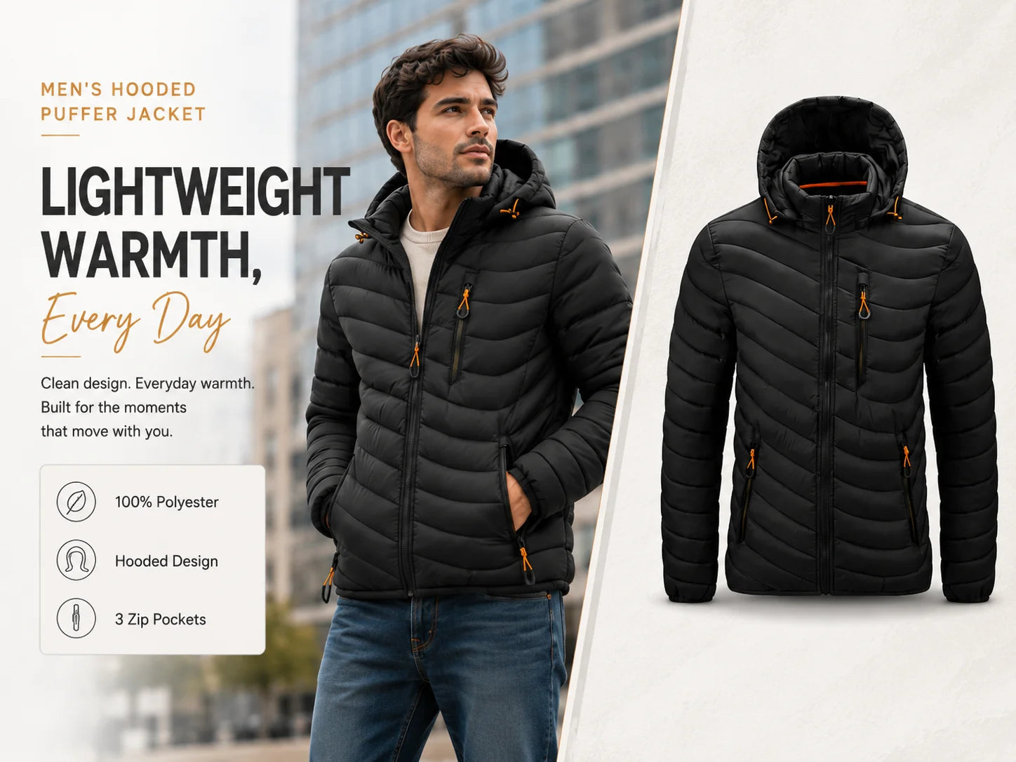 Hooded Puffer Jacket