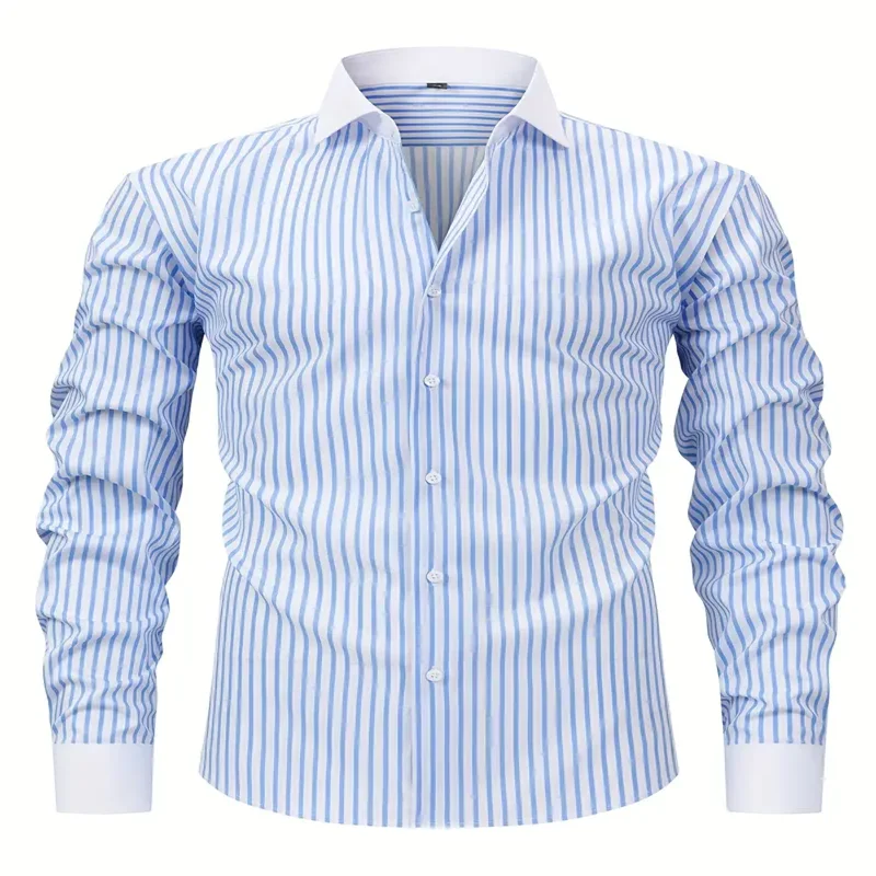 Stripes Business Casual Shirt
