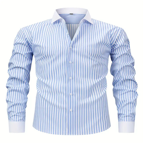 Stripes Business Casual Shirt