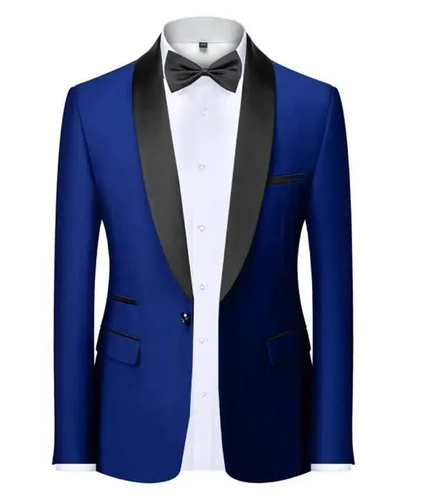 Velvet Shawl-Collar Blazer