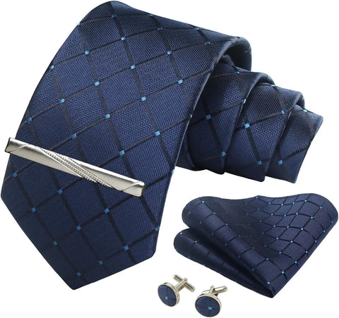 Tie, Clip & Pocket Square Set