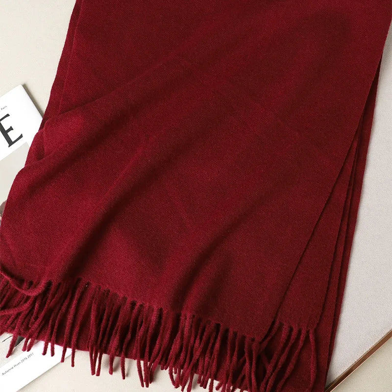 Soft Solid Winter Scarf