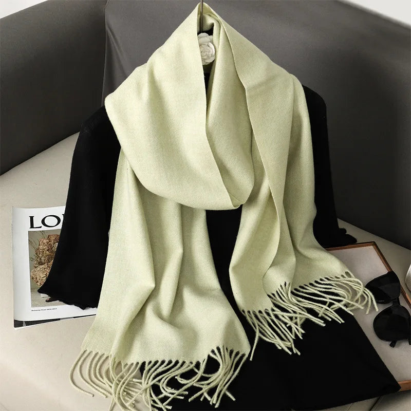 Soft Solid Winter Scarf