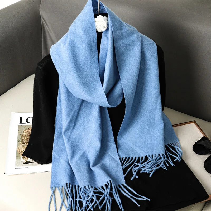 Soft Solid Winter Scarf