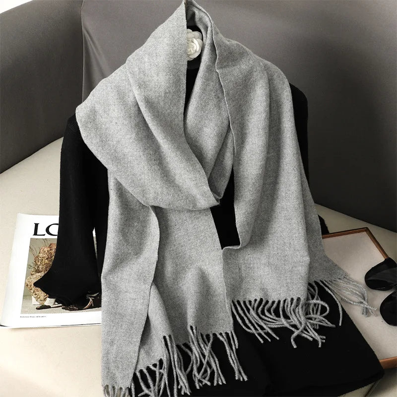 Soft Solid Winter Scarf