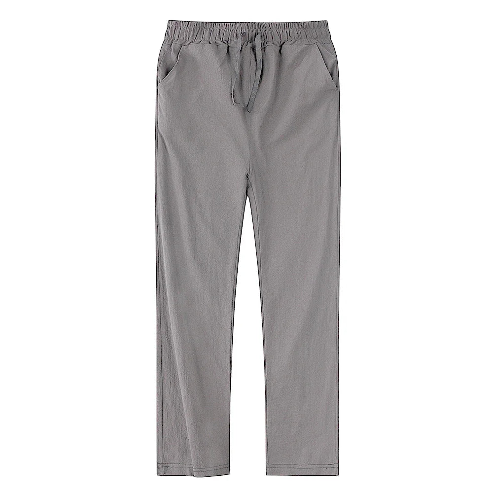 Cotton Linen Casual Pants