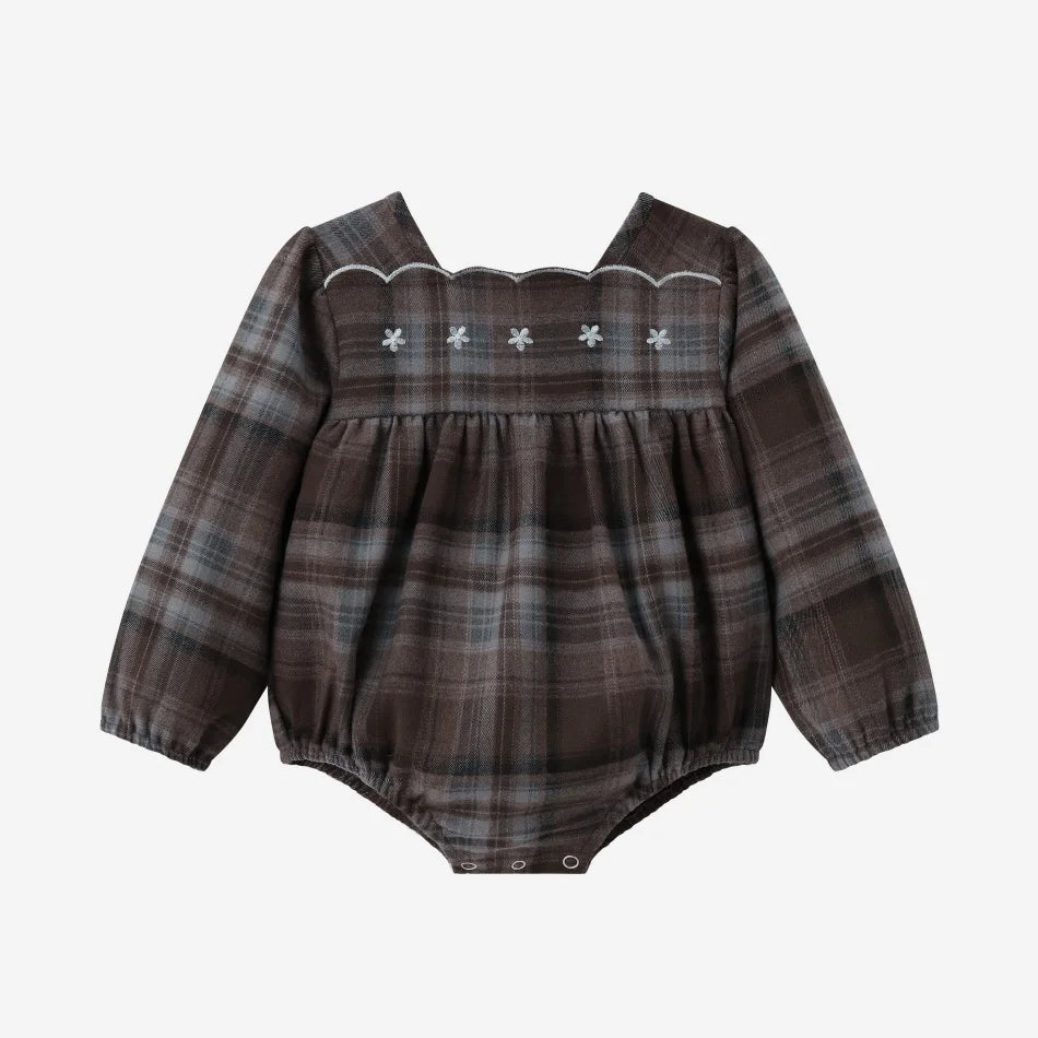 Girls' Charcoal Plaid Collection