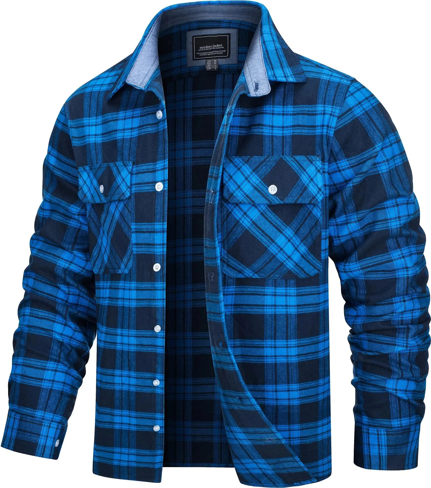 Plaid Flannel Overshirt