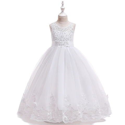 White Lace First Communion Dress
