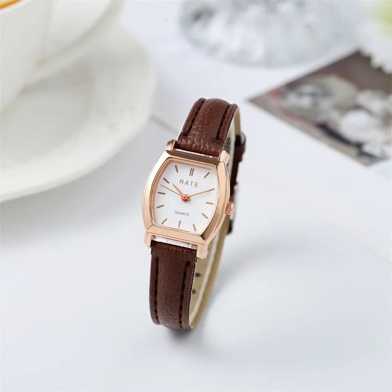 Minimalist Leather-Strap Watch