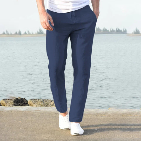 Cotton Linen Casual Pants