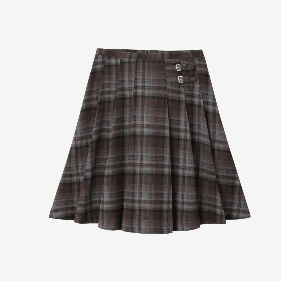 Girls' Charcoal Plaid Collection