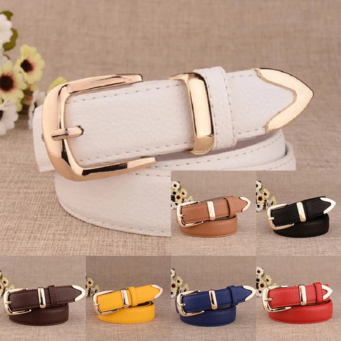Classic Gold-Buckle Belt