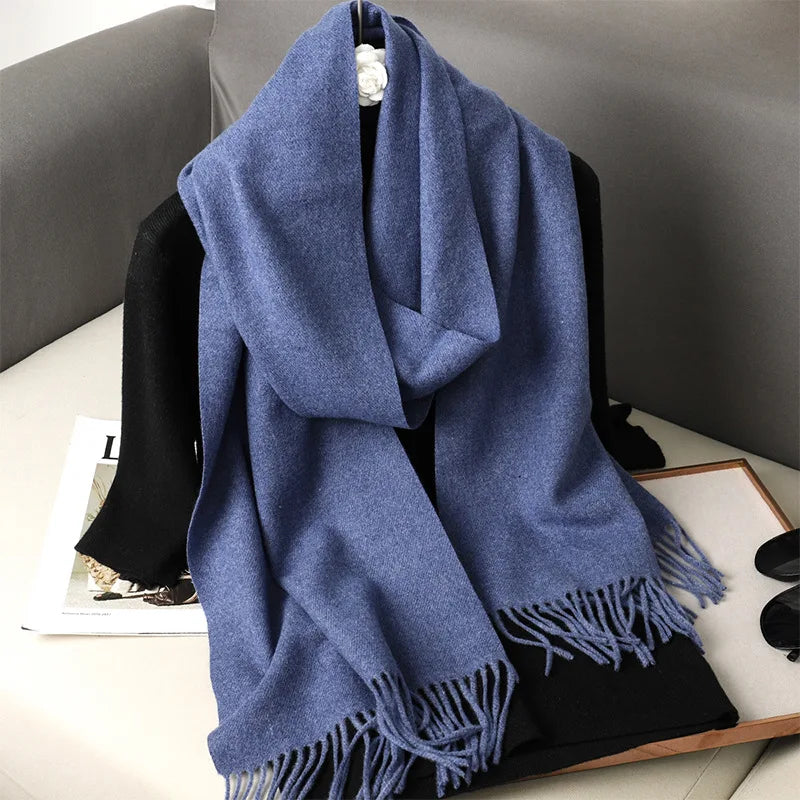 Soft Solid Winter Scarf