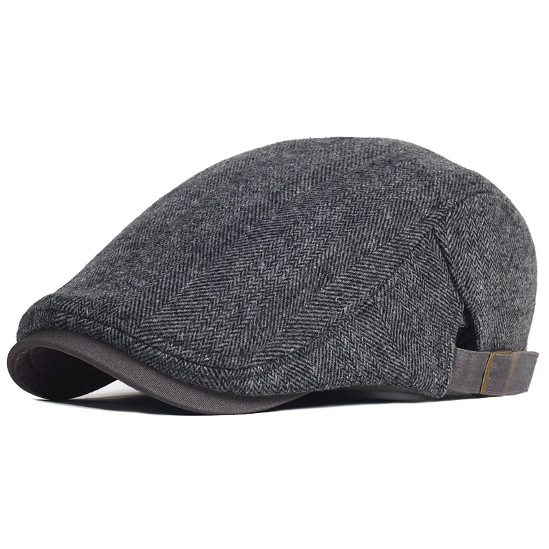 Herringbone Flat Cap