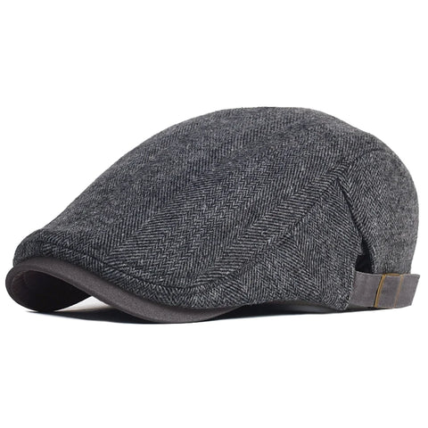 Herringbone Flat Cap