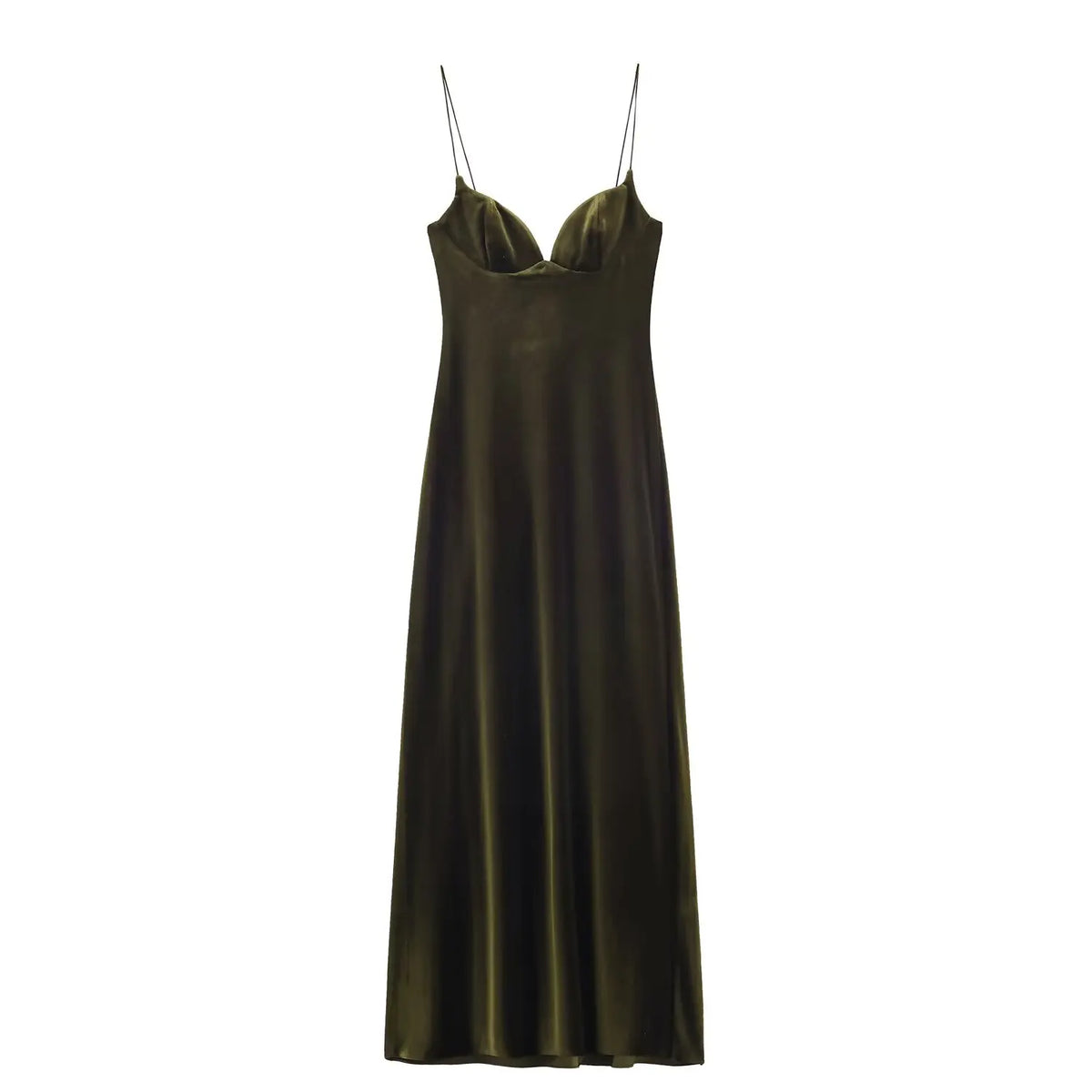 Satin Maxi Slip Dress