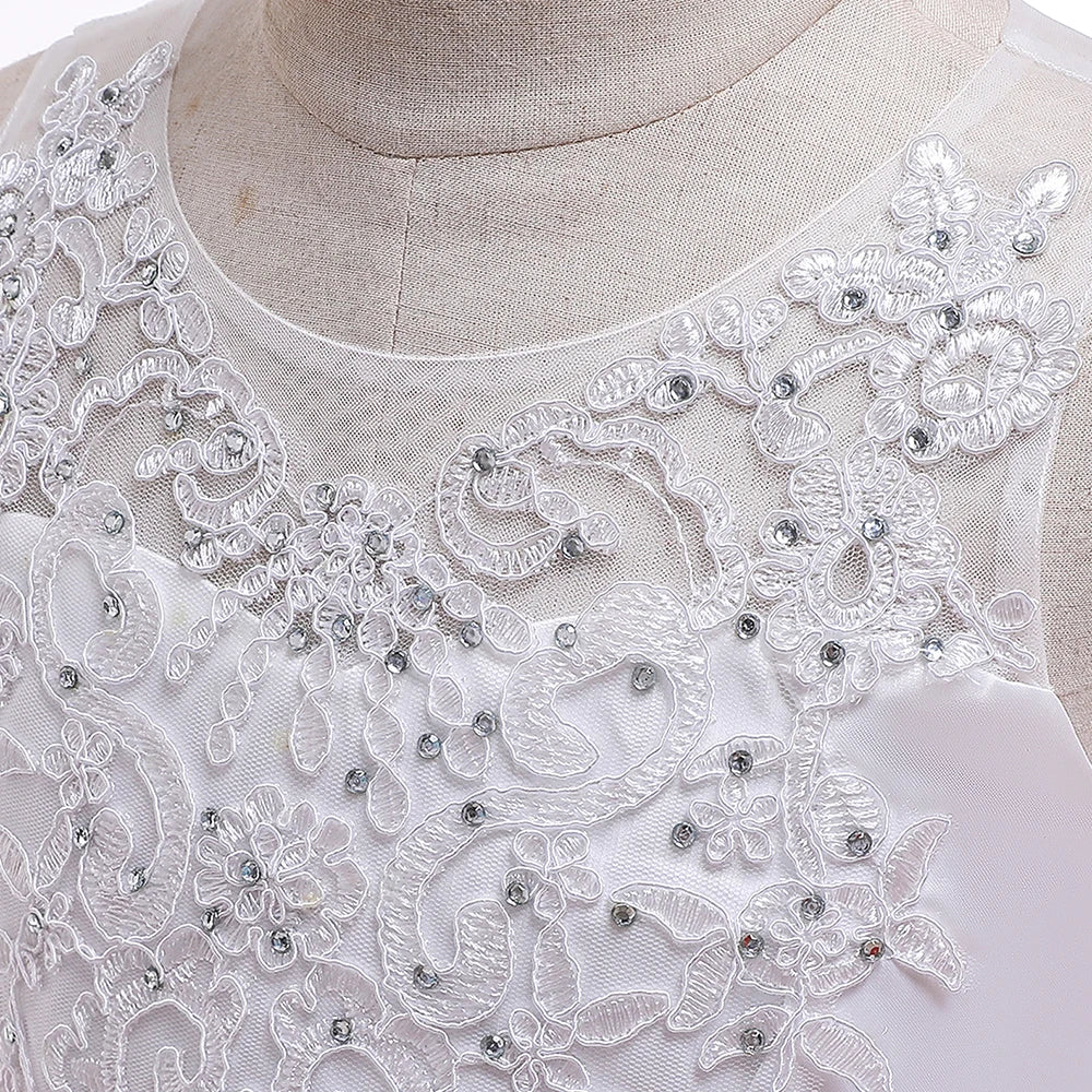 White Lace First Communion Dress