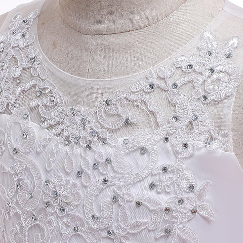 White Lace First Communion Dress