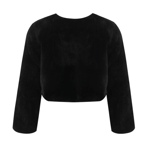 Girls' Faux-Fur Bolero Shrug