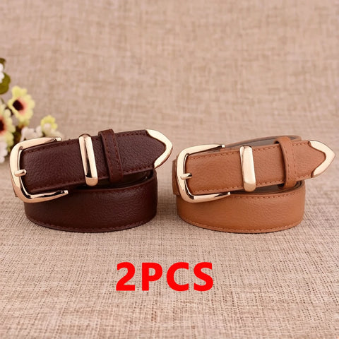 Classic Gold-Buckle Belt