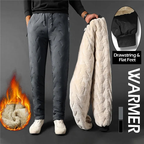 Sherpa-Lined Sweatpants