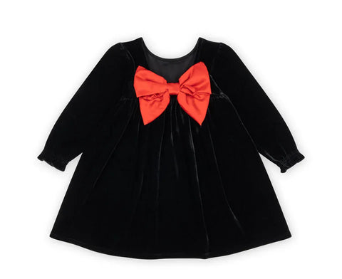 Girls' Velvet Holiday Party Dress