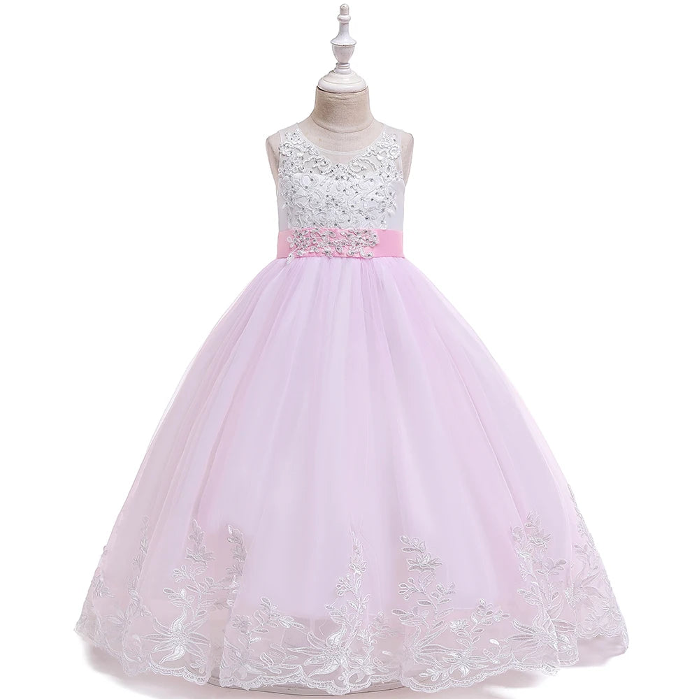 White Lace First Communion Dress