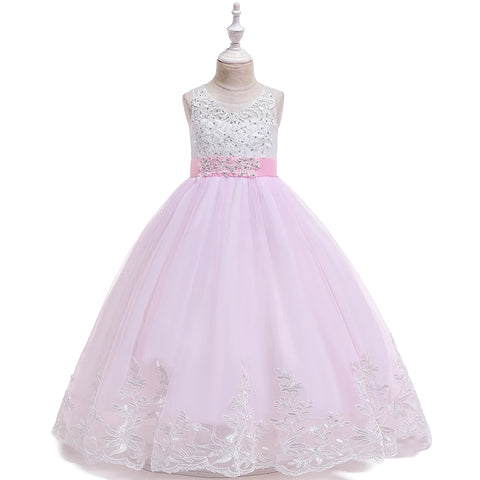 White Lace First Communion Dress