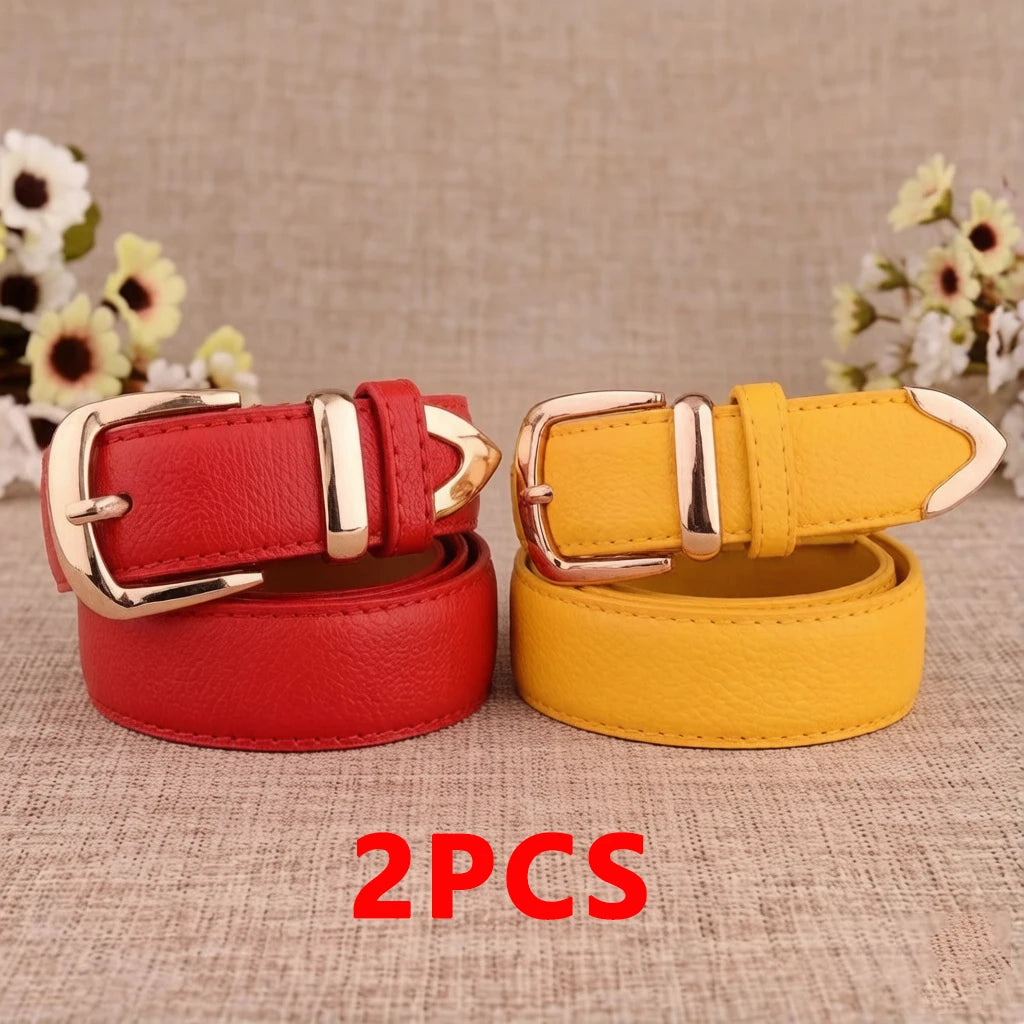Classic Gold-Buckle Belt