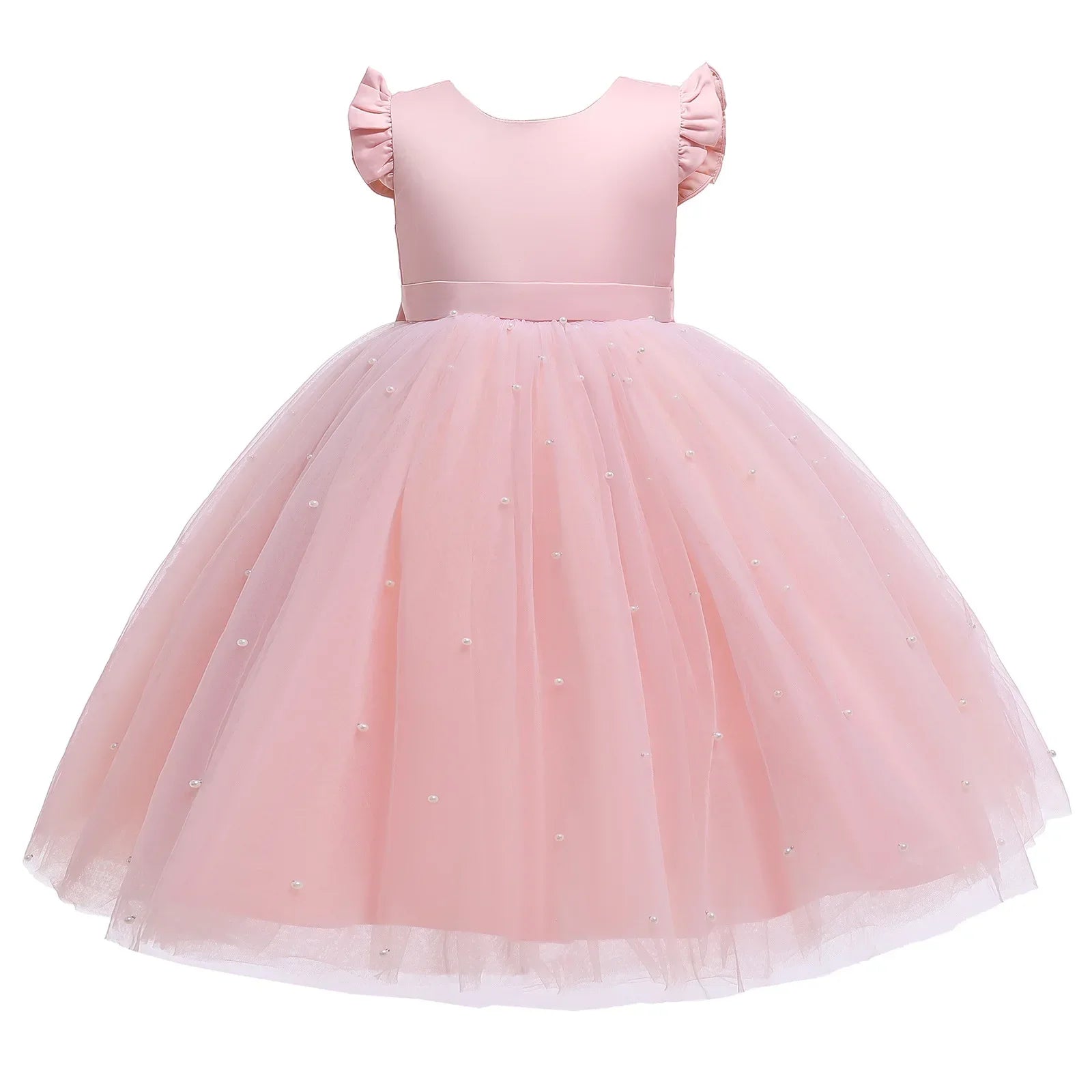 Tulle Party Dress with Big Back Bow