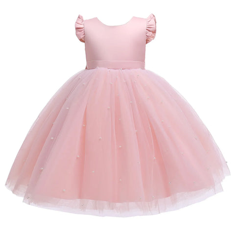 Tulle Party Dress with Big Back Bow