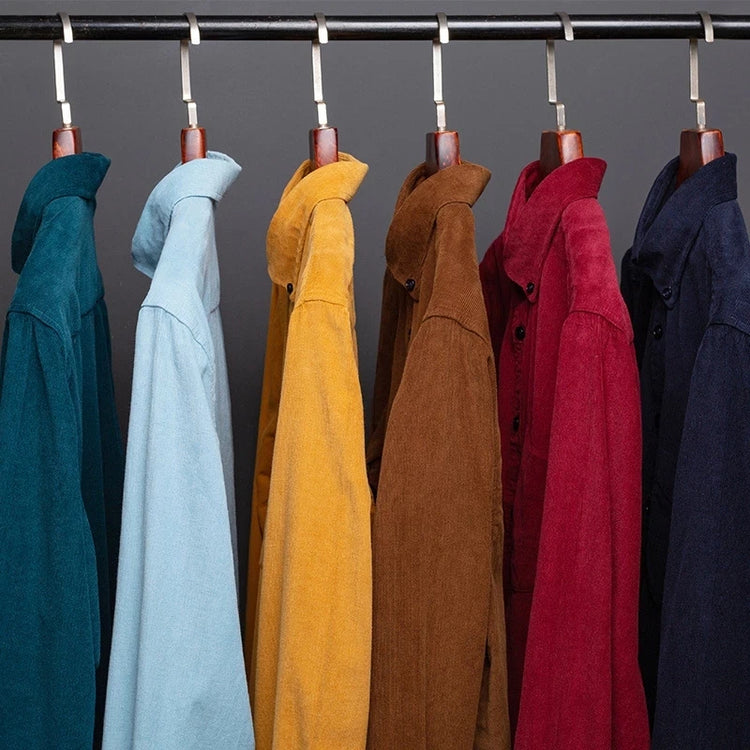 Men's Corduroy Button-Down Shirt