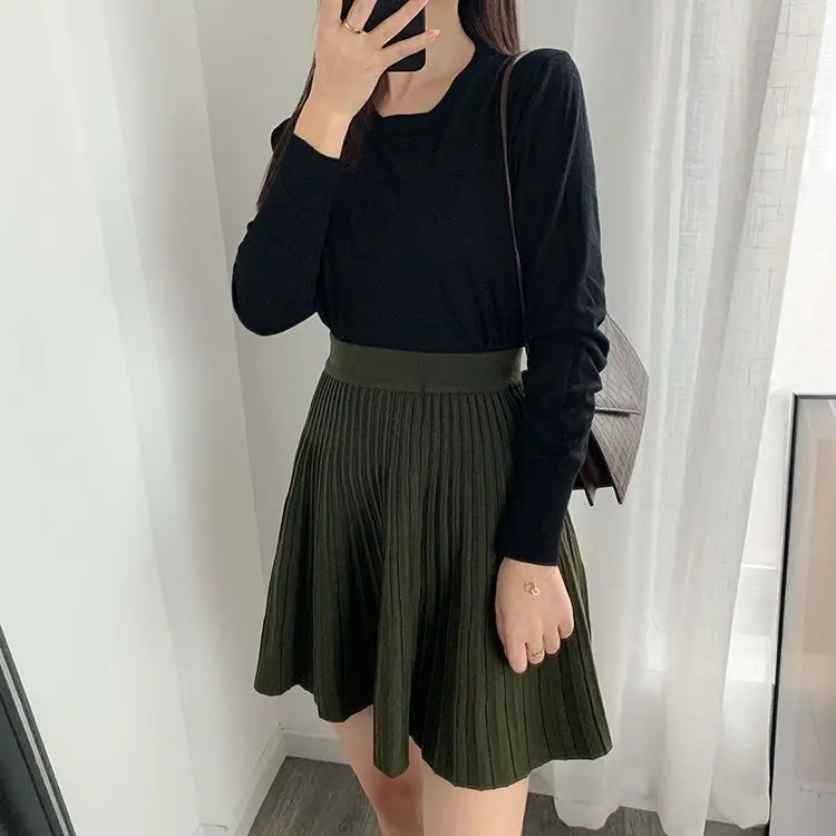 Knit Midi Skirt