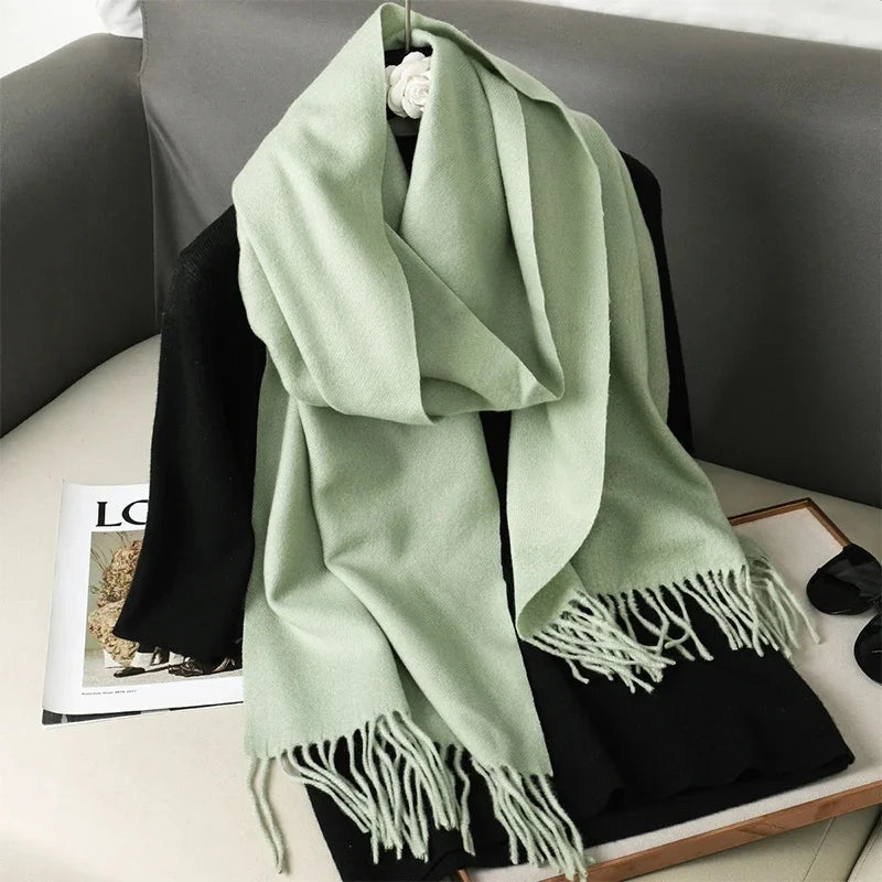 Soft Solid Winter Scarf