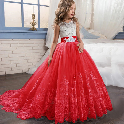 White Lace First Communion Dress