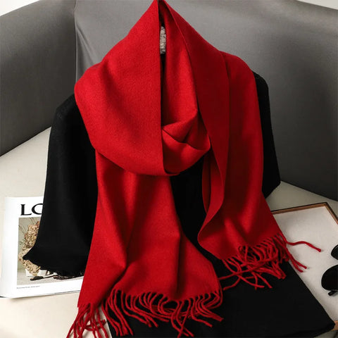 Soft Solid Winter Scarf