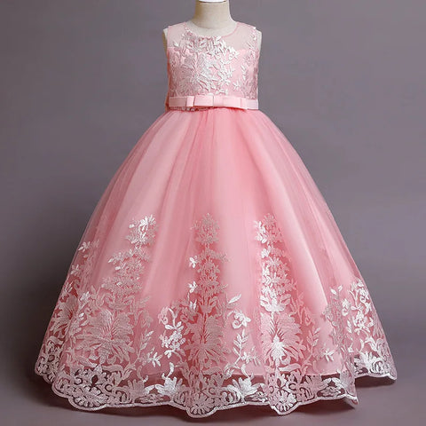 Floral Gown with Bow
