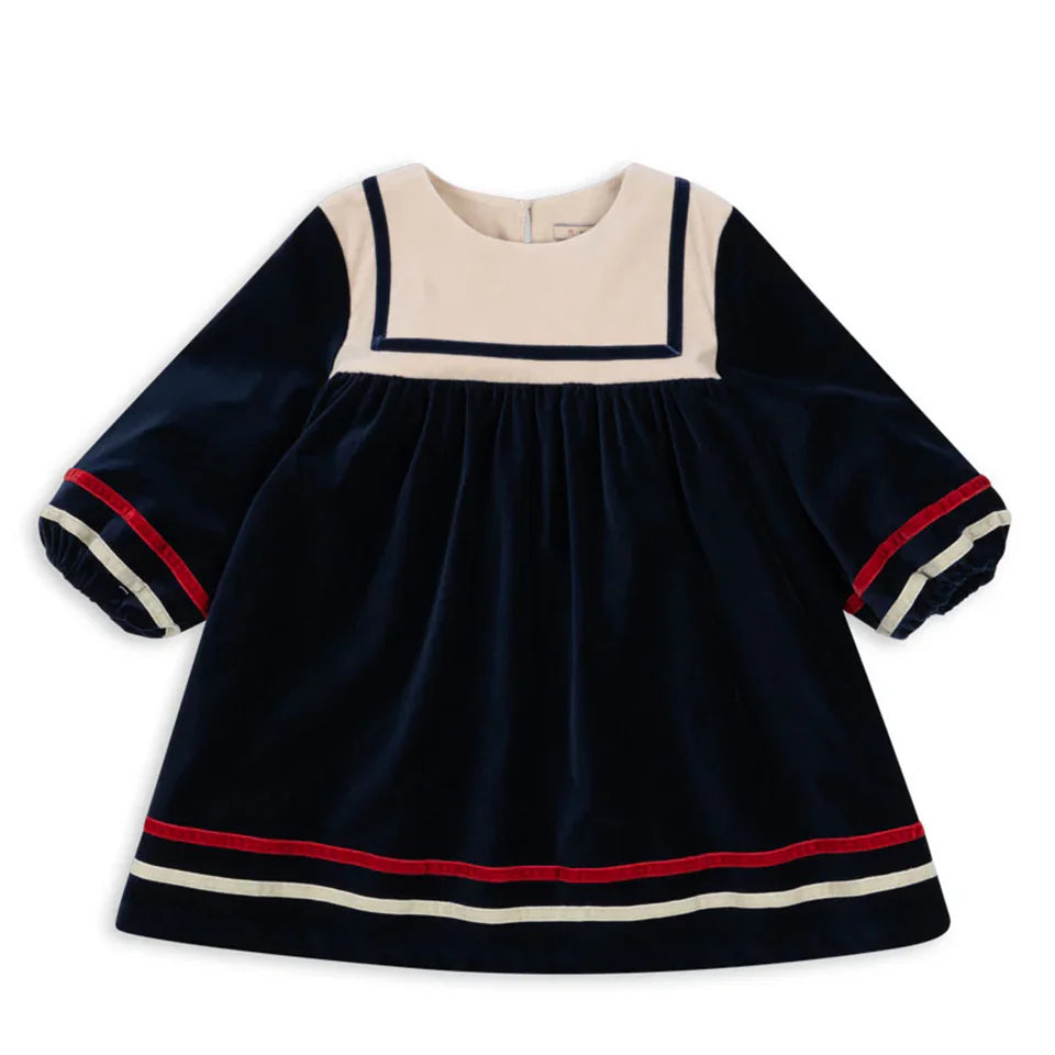 Girls' Velvet Holiday Party Dress