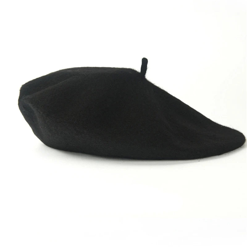 Wool-Blend French Beret