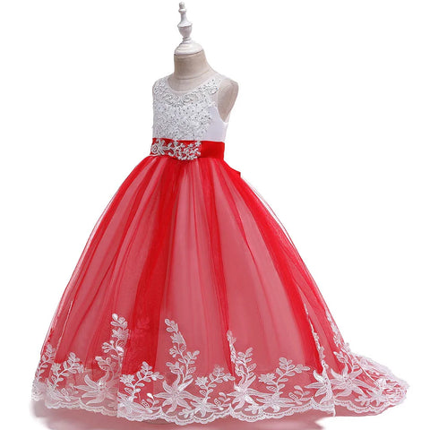 White Lace First Communion Dress